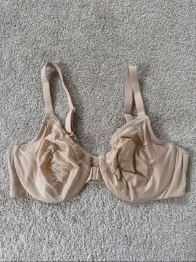 Wacoal Perfect Primer Front Closure Underwire Bra Beige Sz36D